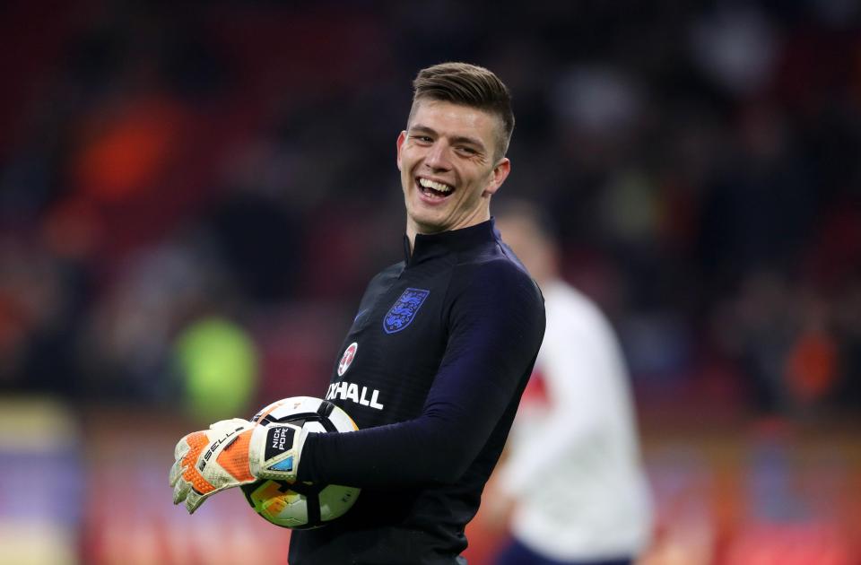  Nick Pope seized his chance at Burnley while Heaton was injured and is now part of the England squad