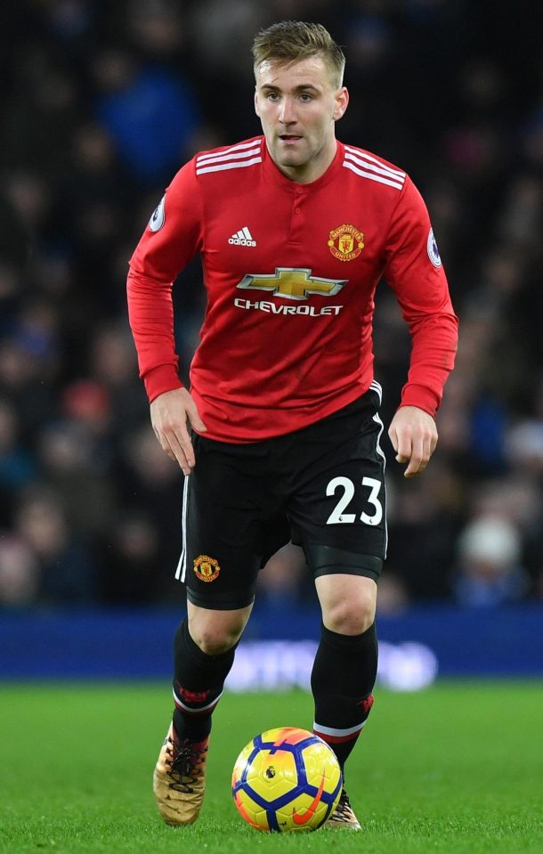  Left-back Luke Shaw has had an up-and-down time under Jose Mourinho at Utd