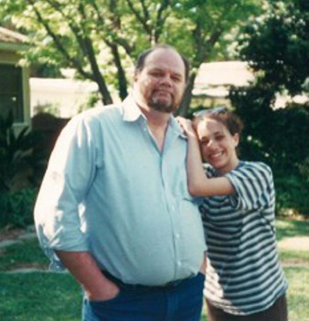  So close . . . a young Meghan with Thomas, who split from her mum