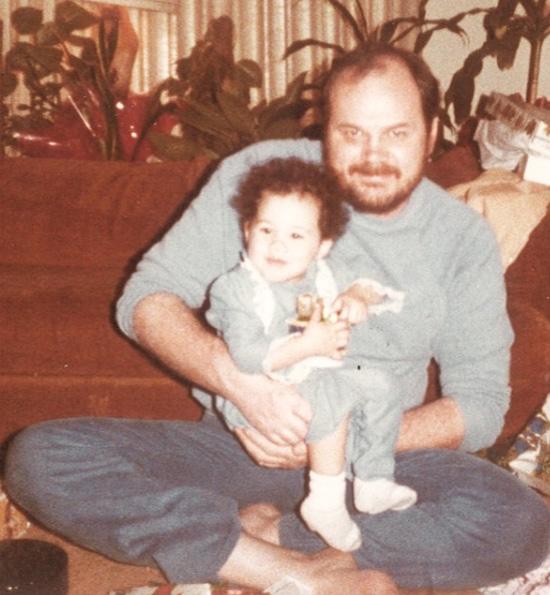 Thomas Markle Sr, pictured with a young Meghan Markle