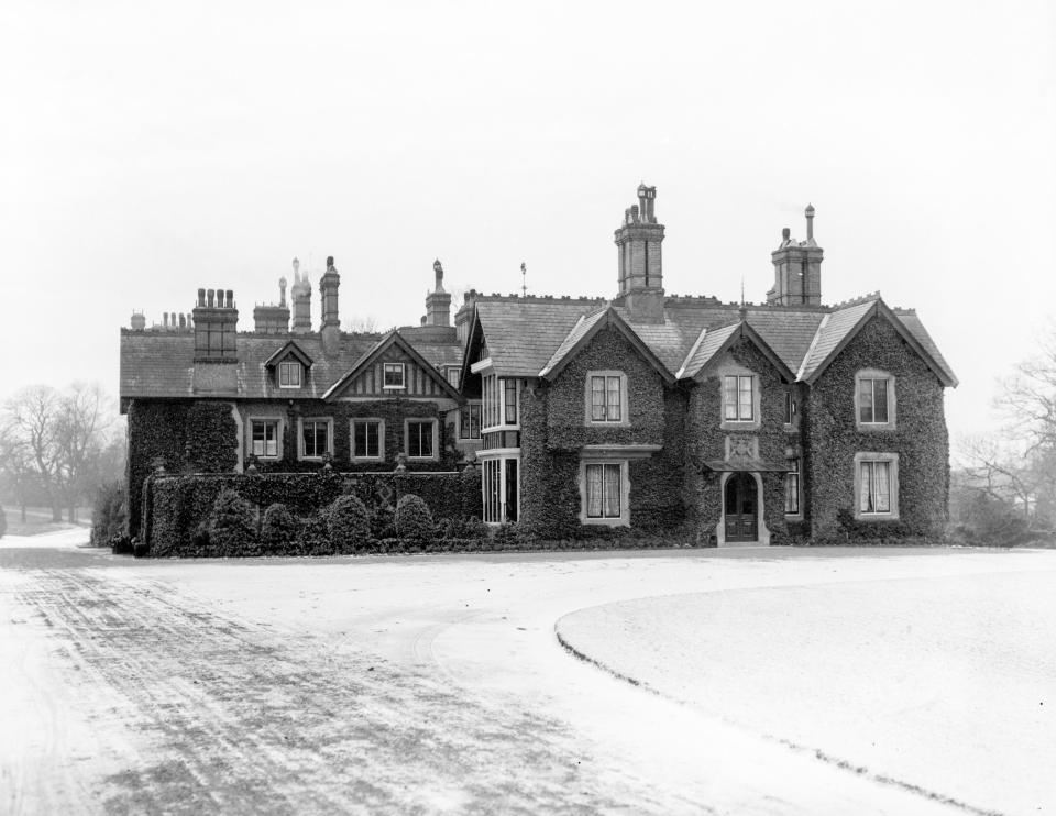  York Cottage, pictured in 1923, sits in the ground of the Sandringham Estate, the private home of the Queen