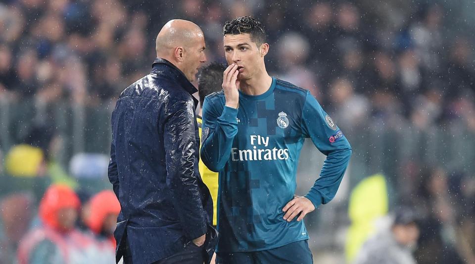  Zinedine Zidane could opt to rest Cristiano Ronaldo for El Clasico