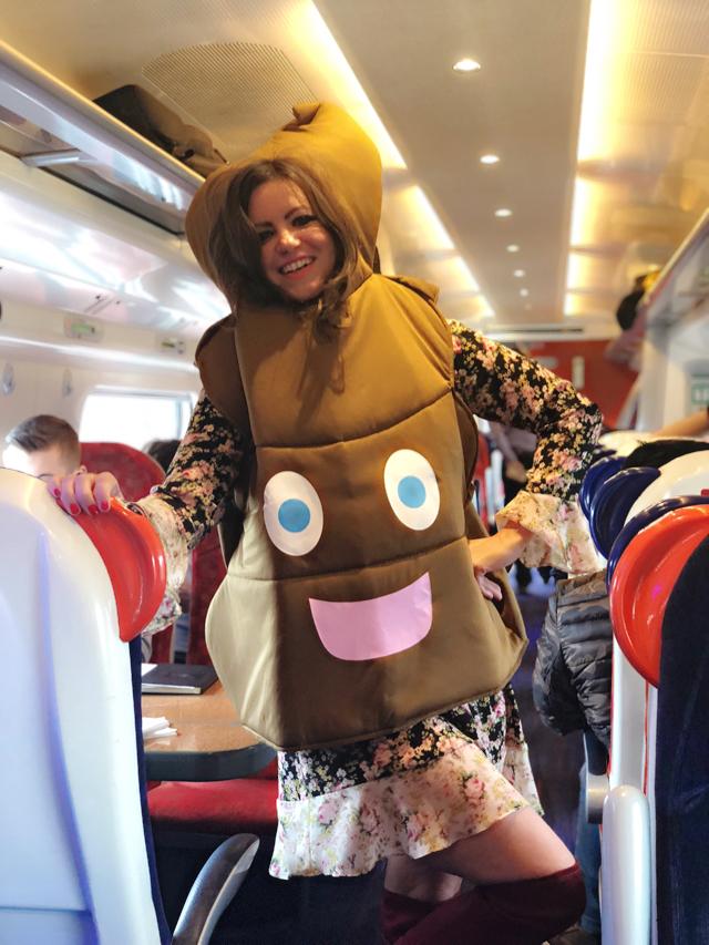  I dress up like a poo to raise awareness of this disease to try and help others learn the signs