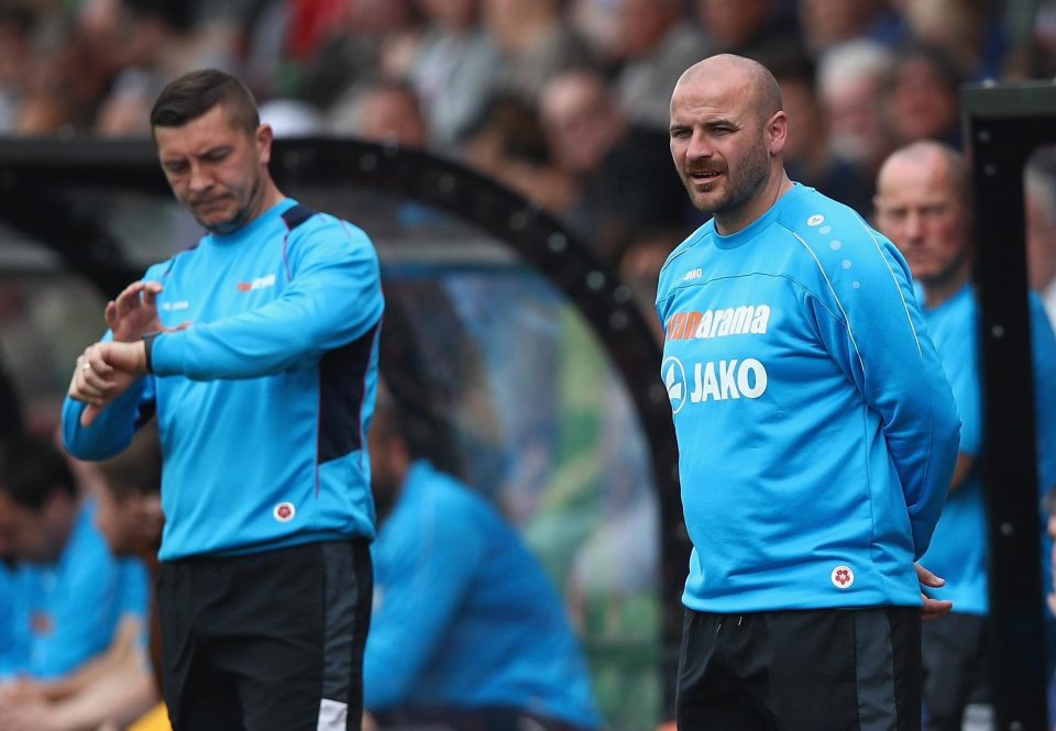  Anthony Johnson and Bernard Morley (right) failed to agree on new contracts to take the club forward