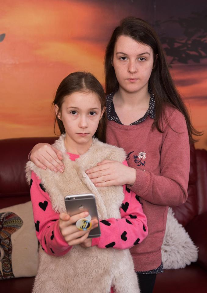  Luna Banks, 23, and her sister Sasha, 11, have both been victims of abuse by cyberbullies