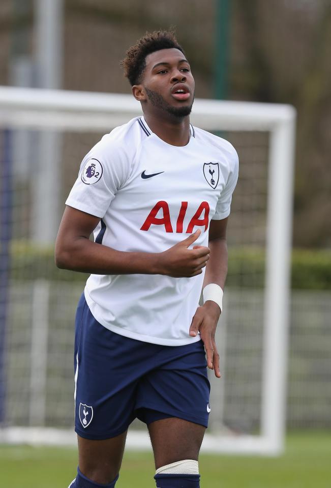  Reo Griffiths has been smashing in goals for Spurs' Under-18s