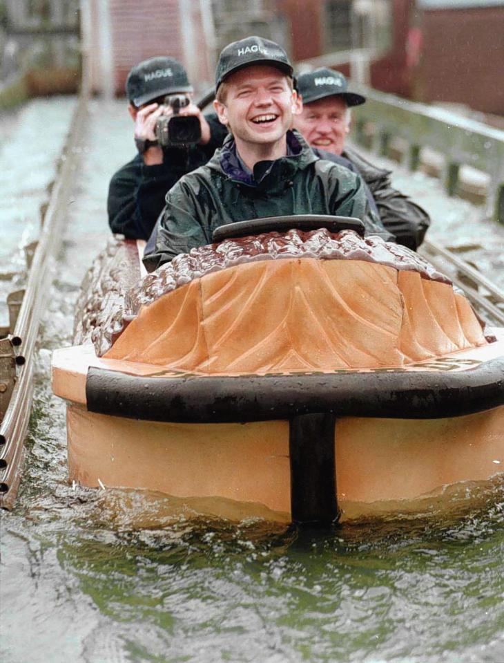  Funster... William Hague having the time of his life at a theme park back in the day