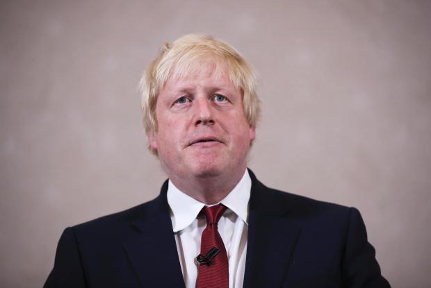 Foreign Secretary Boris Johnson