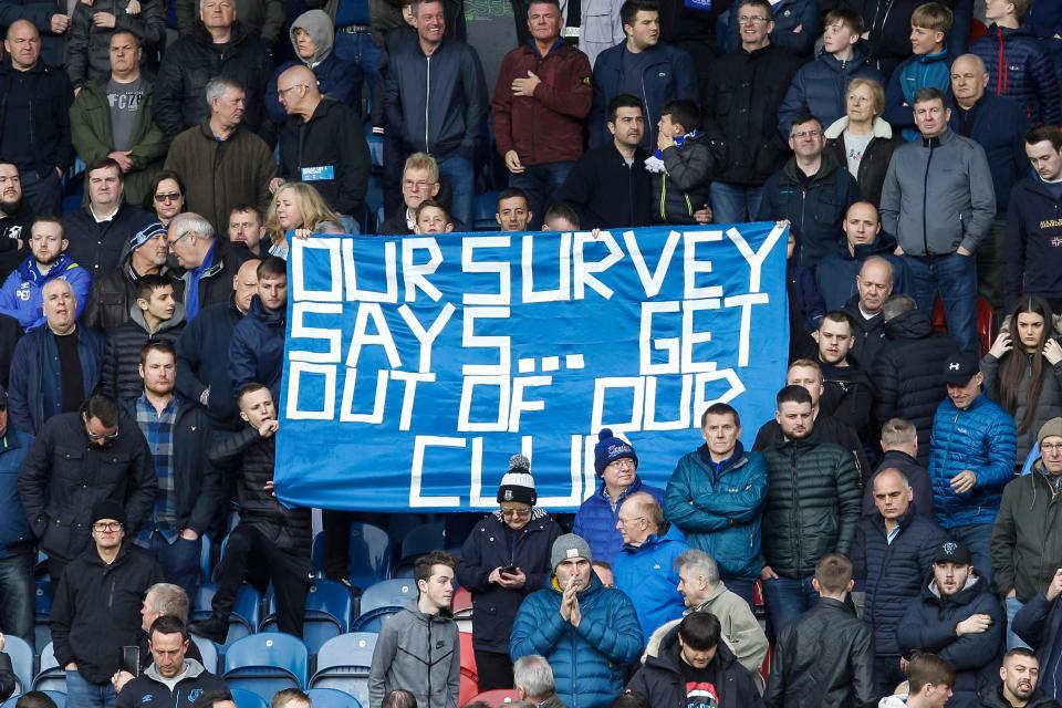  Everton fans made their feelings clear about Allardyce