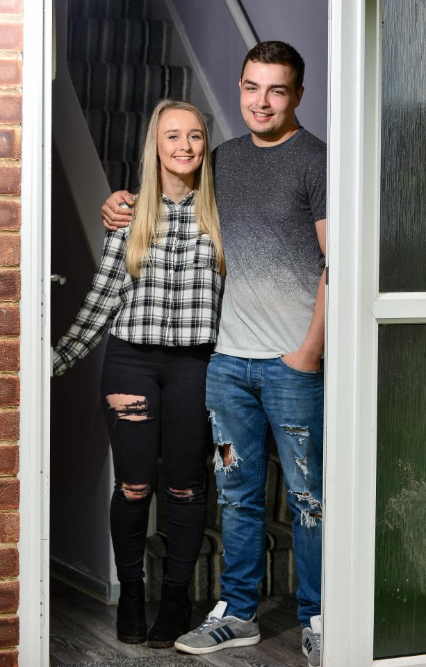  After saving £16,000 for the deposit, the couple are waiting for the keys for their new home