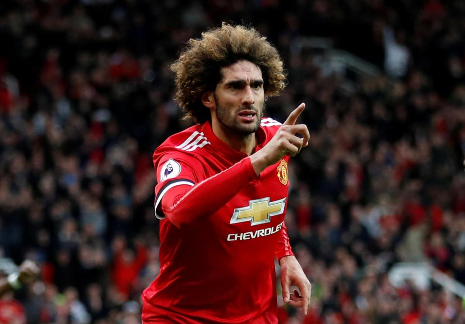  Marouane Fellaini can leave Old Trafford on a free this summer