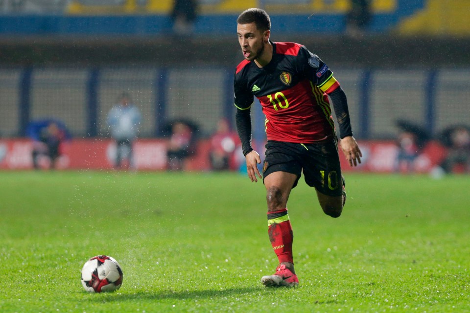 Chelsea’s Eden Hazard is one of the biggest stars of the Belgian side