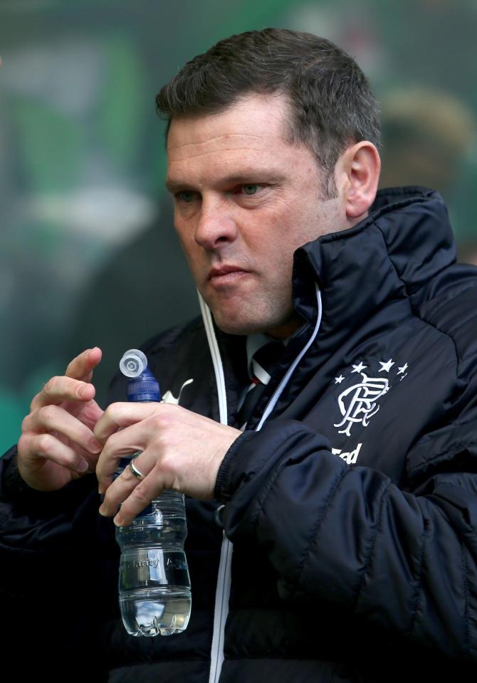  Graeme Murty has been sacked as Rangers boss