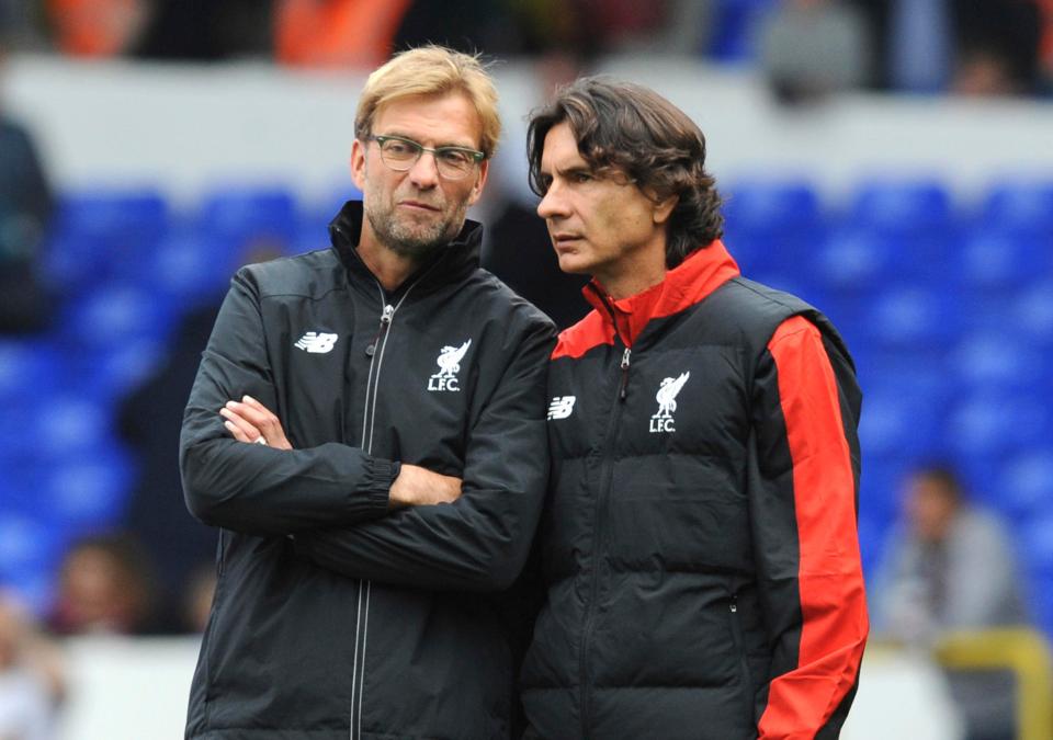  Buvac, right, was Jurgen Klopp's right-hand man at Dortmund and Liverpool but has taken a leave of absence from Melwood