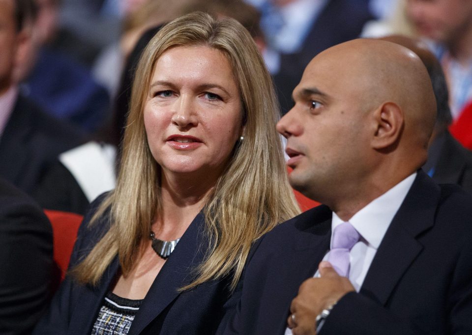  Power couple... Sajid Javid and the love of his life, Laura