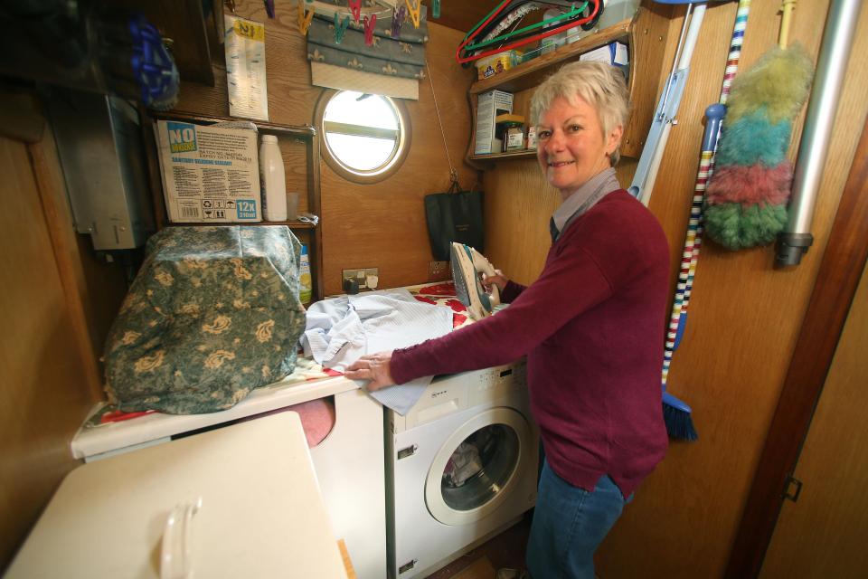  It even has a laundry room with washer-dryer