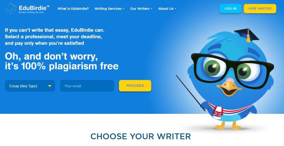  EduBirdie is a Ukraine-based firm writes essays for cash