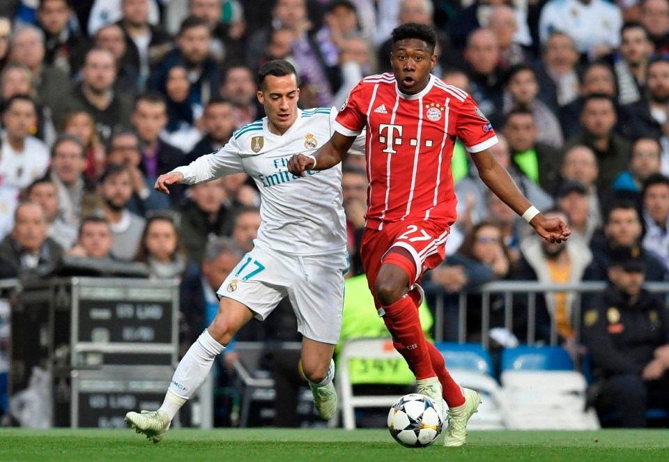 Alaba’s dad has revealed that Los Blancos are interested in the 25-year-old