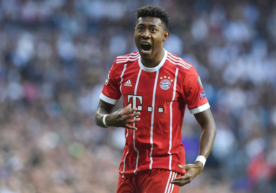 Alaba has featured 300 times for the Bundesliga club, and is tied down at the Allianz Arena until 2021