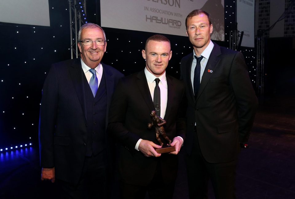  Wayne Rooney won Everton's Individual Performances of the Season award