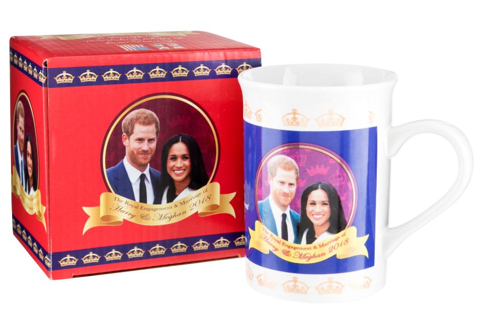  The commemorative mug is £2