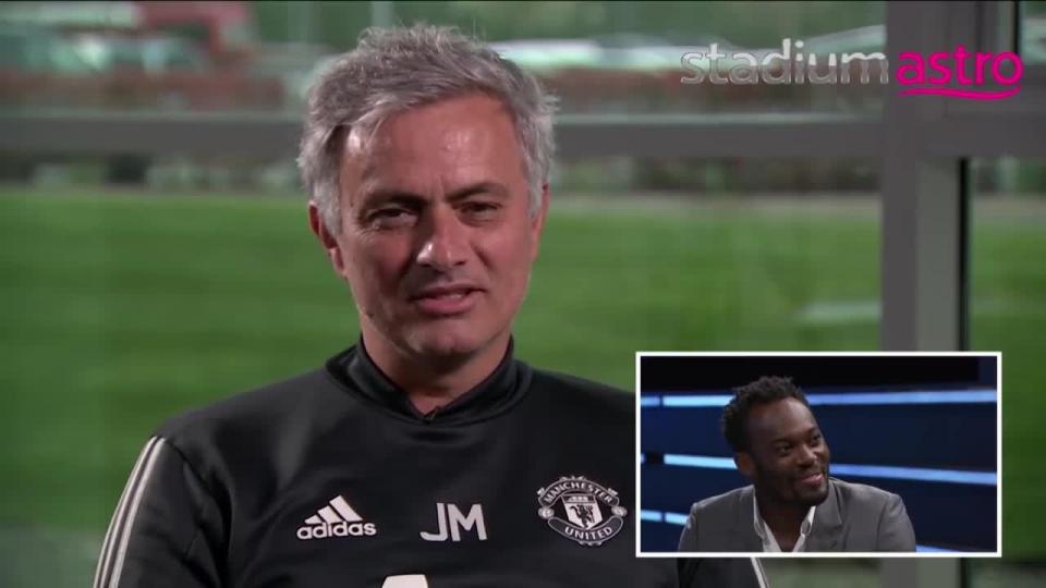  Jose Mourinho described himself as Michael Essien's 'white daddy' in a touching interview