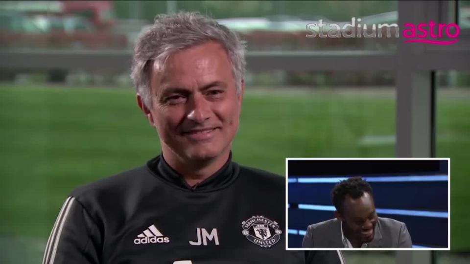  Essien was brought close to tears as his former manager spoke about him on Malaysian TV