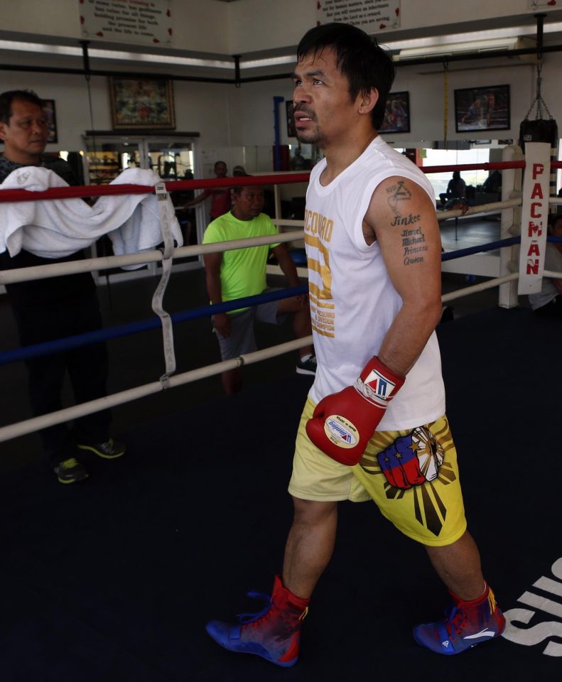  Aged 39, Pacman has been in enough battles to last five lifetimes