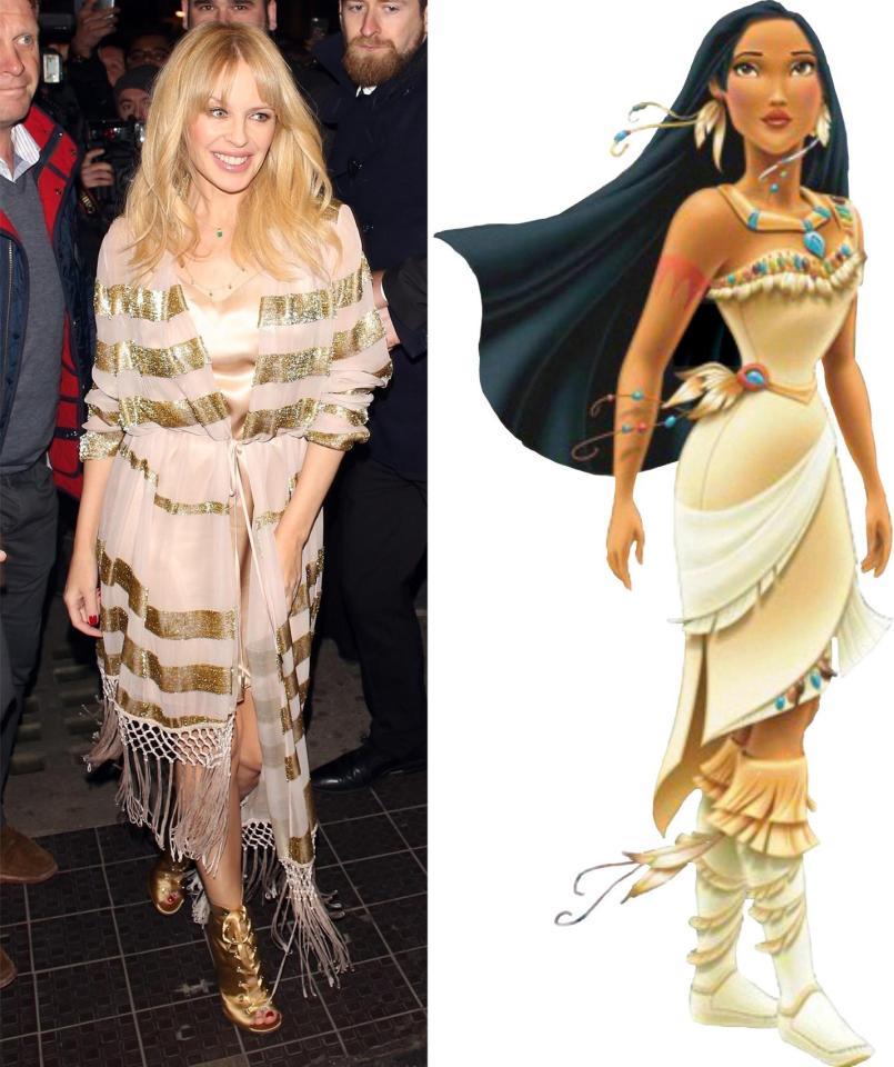  Kylie shows her best foot forward and is in for a squaw deal as she channels her inner Pocahontas