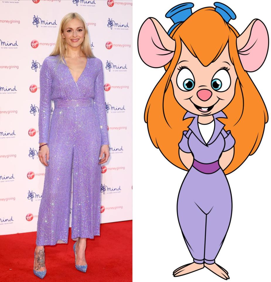  Fearne Cotton is looking like a vision in purple just like Gadget Hackwrench