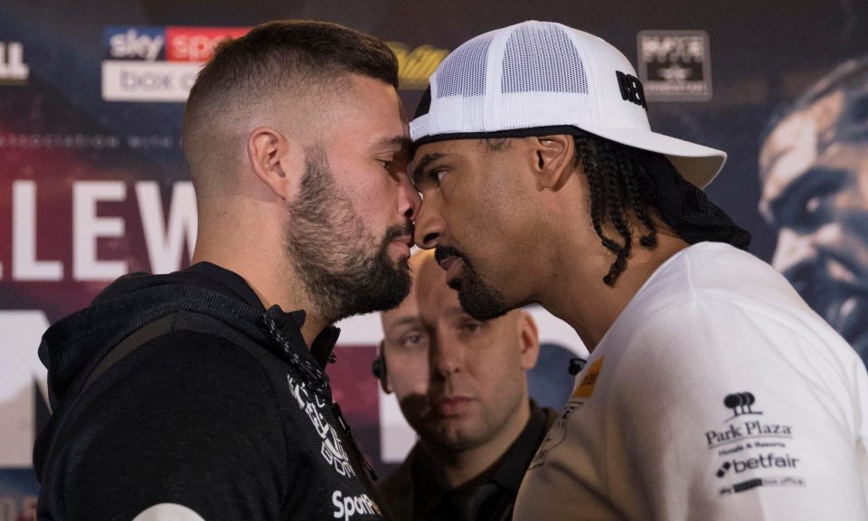  Tony Bellew and David Haye got a bit heated at their press conference on Thursday