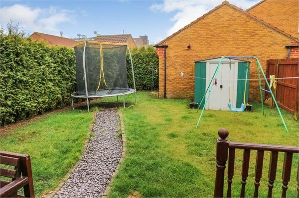  There's plenty of space for the kids to play in the garden of this Ashington, Northumberland home