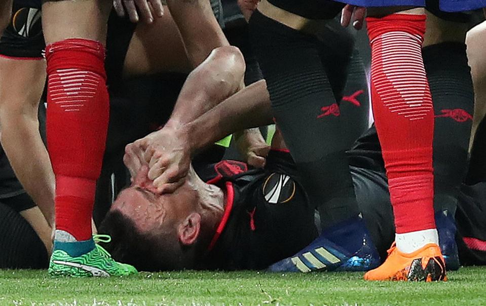  Laurent Koscielny has been ruled out of the World Cup after suffering an Achilles injury