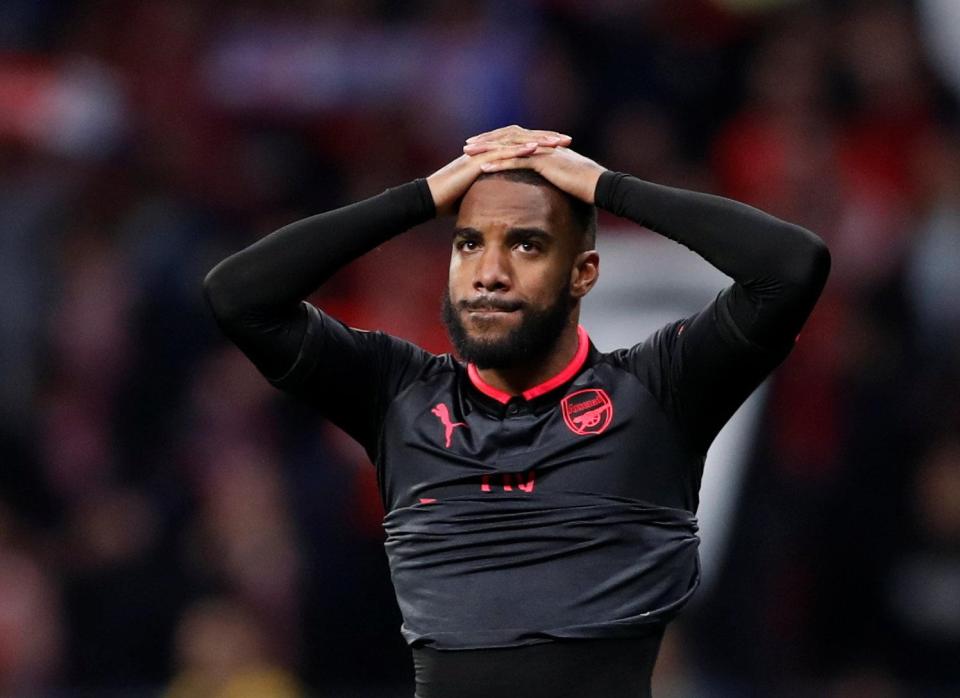  Alexandre Lacazette has suffered heartbreak after missing out on France's World Cup squad