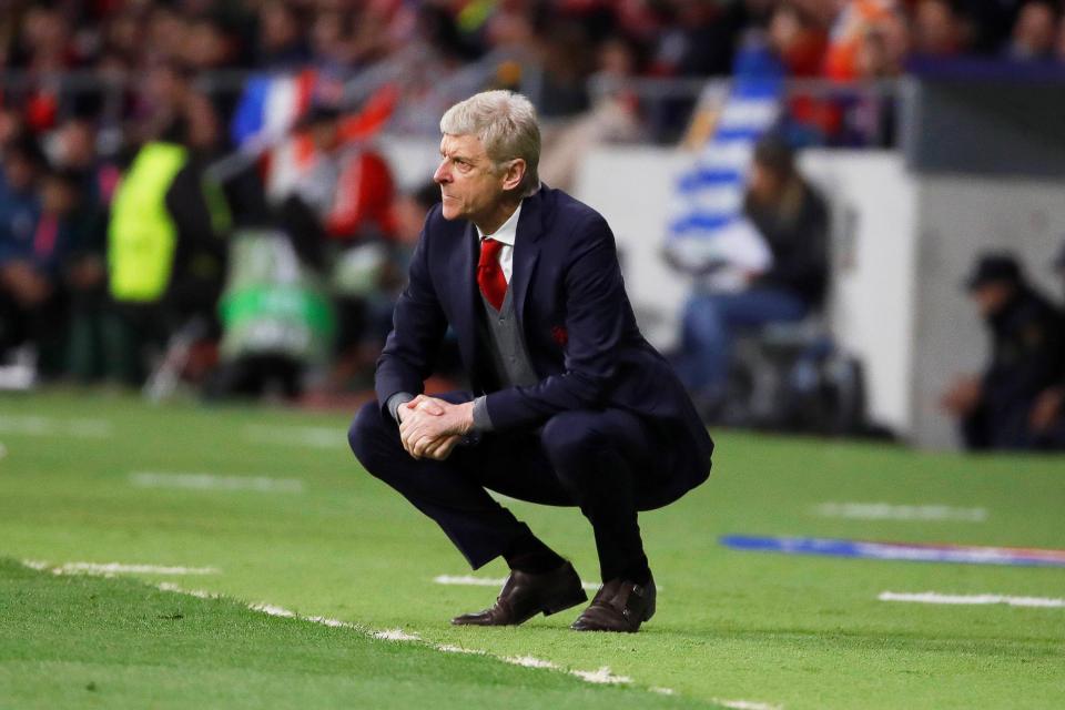  Wenger was left disappointed by Arsenal's Europa League exit