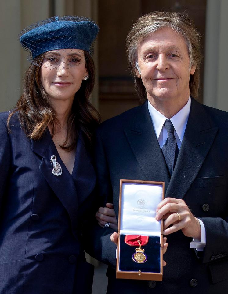  Sir Paul McCartney and his wife top the list