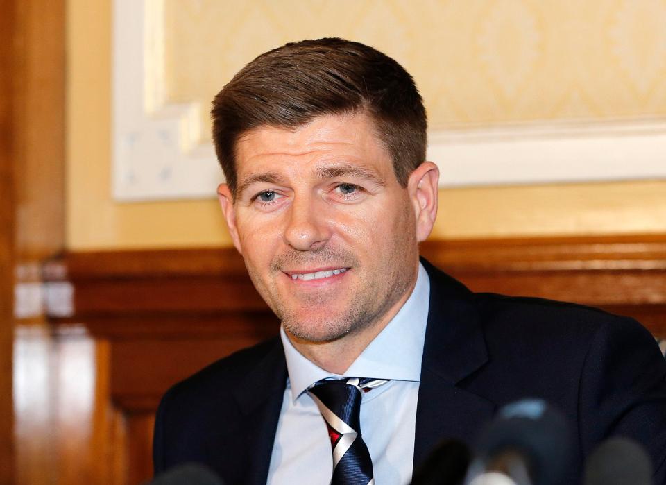  Steven Gerrard was confirmed as new Rangers boss on Friday