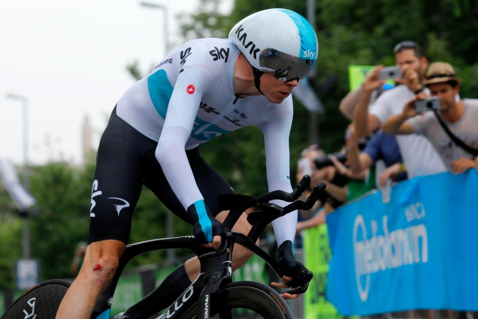  Froome ended up finishing in 21st in the competitive race