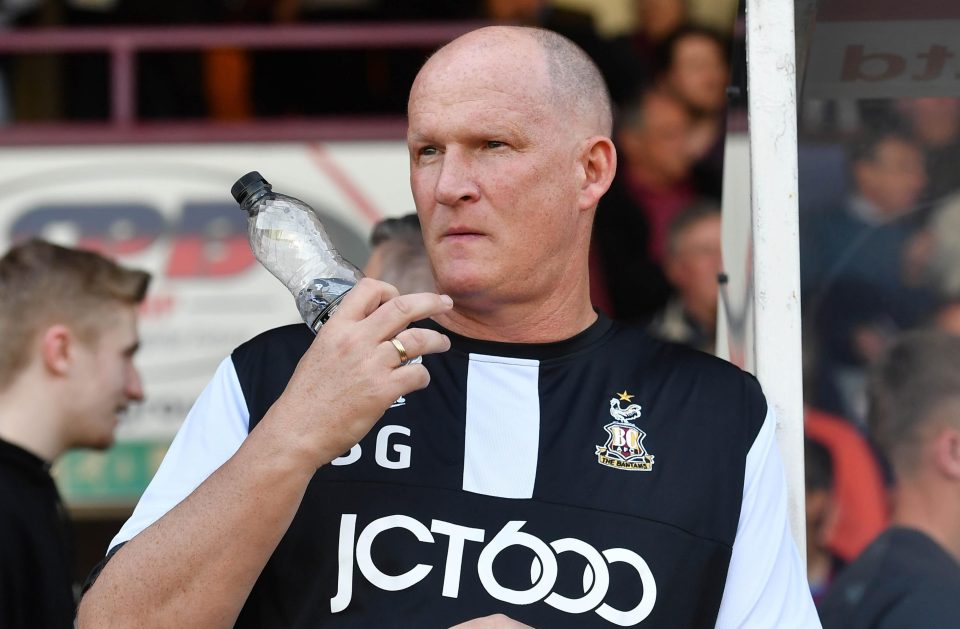 Simon Grayson wished Bradford all the best for the future after leaving club