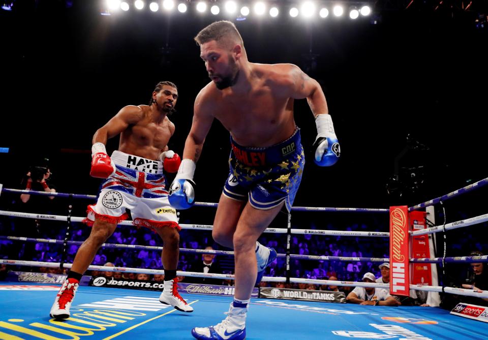  Tony Bellew appeared to be wobbled early on, but bounced back and demolished David Haye