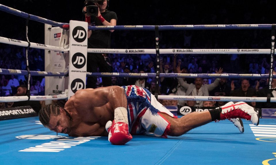  David Haye was brushed aside in five rounds by Tony Bellew