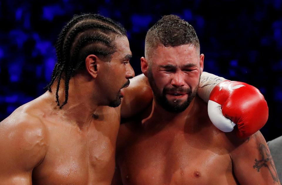  Bellew was in tears during the post-fight interviews in London