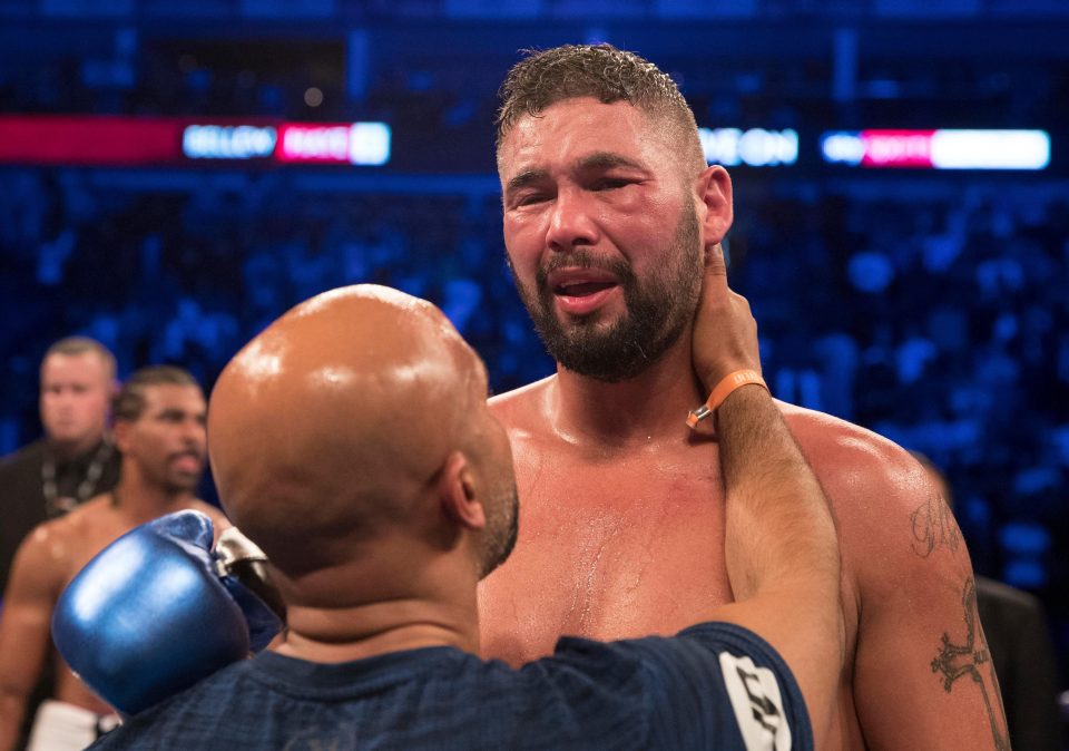  Bellew's outpouring of emotion was the night's most touching moment