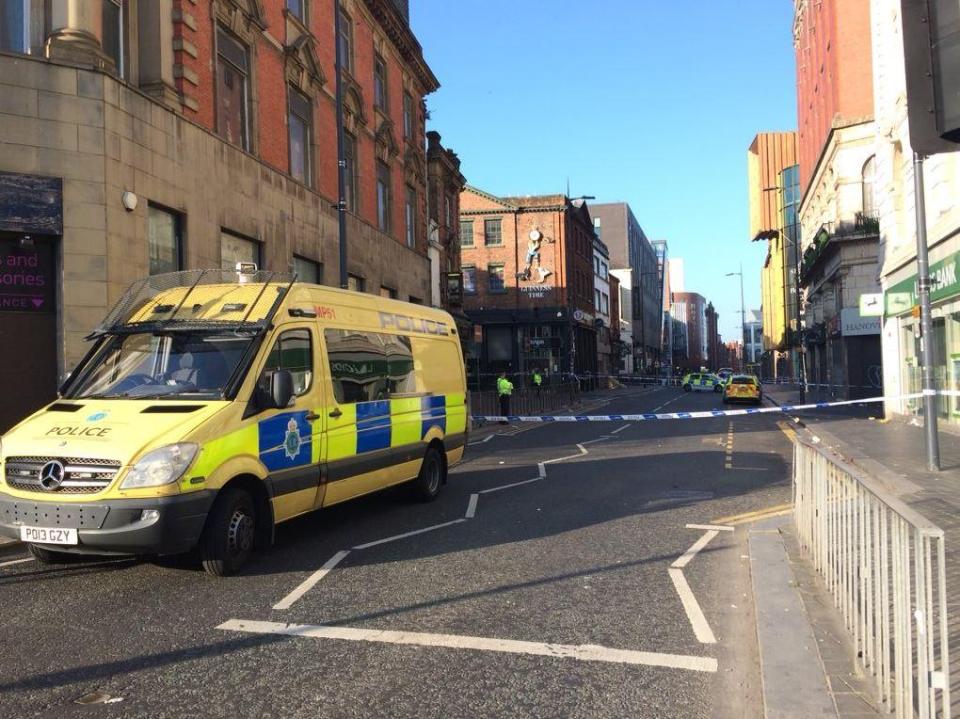 A man was stabbed to death in Liverpool city centre last night