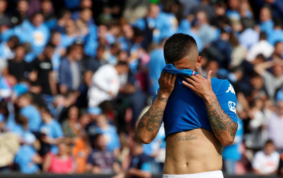 Napoli blew their fading title hopes on Sunday