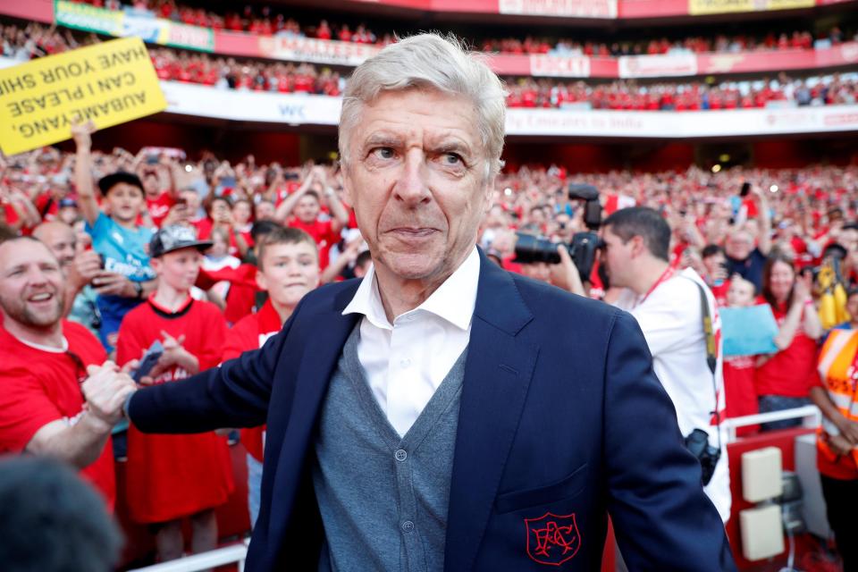  Arsene Wenger bossed his last home game at The Emirates as his side beat Burnley 5-0 on Sunday