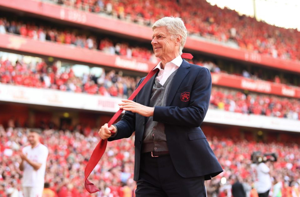  Arsene Wenger said farewell to fans in his final home game as Arsenal chief