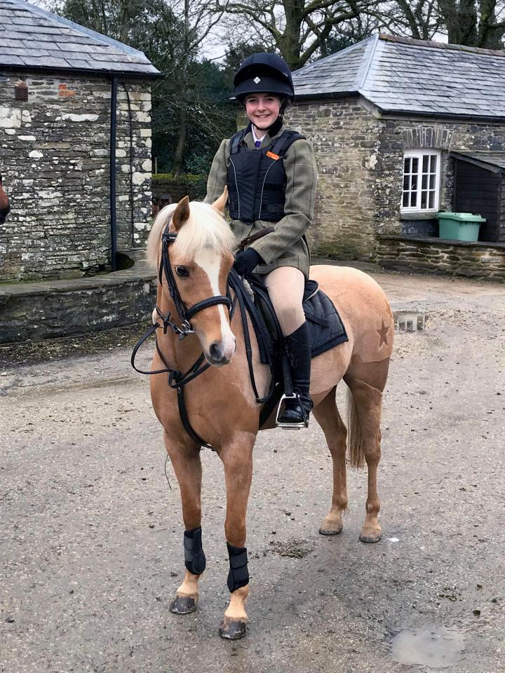  As a talented horse rider, Georgia was riding her horse Star when the accident happened