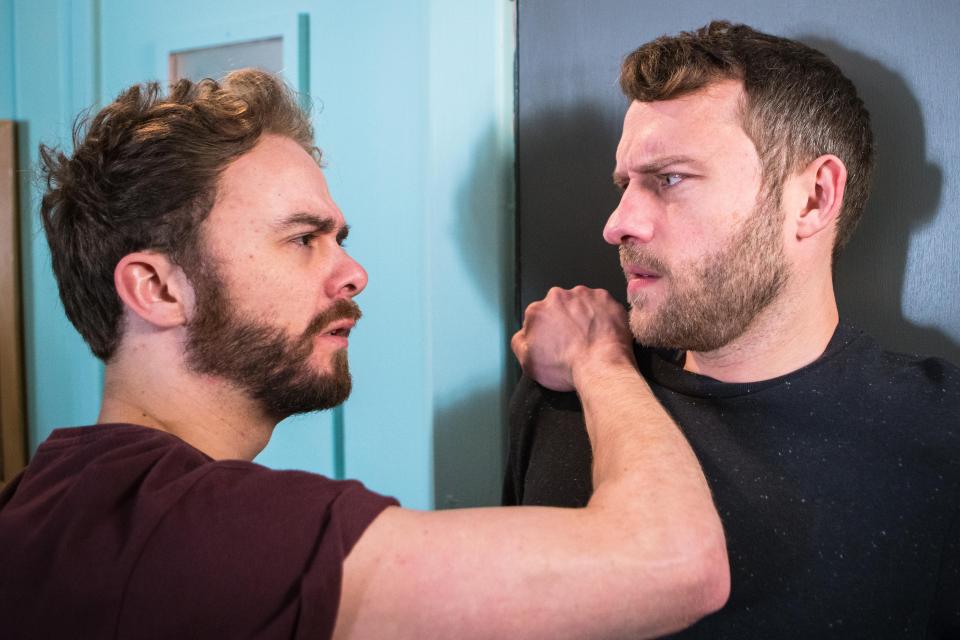  David Platt attacks his cellmate in prison in Coronation Street