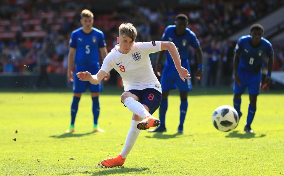  Tommy Doyle scored a penalty to win England the match against Italy